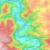 Abenden topographic map, elevation, terrain