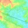 Zuidhoek topographic map, elevation, terrain