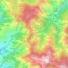 Jablog topographic map, elevation, terrain