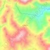 Sinagandal topographic map, elevation, terrain