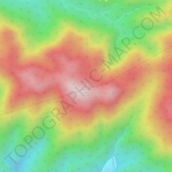 Mount Upao topographic map, elevation, terrain