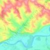 La Mothe topographic map, elevation, terrain