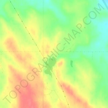 Beaulieu Dam topographic map, elevation, terrain