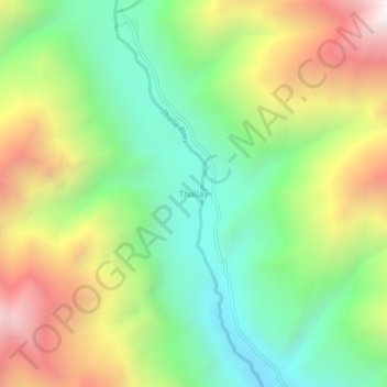 Daltar topographic map, elevation, terrain