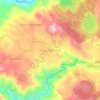 Puting Buhangin topographic map, elevation, terrain