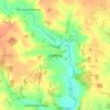 Sweffling topographic map, elevation, terrain