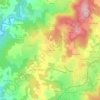 Les Terrasses topographic map, elevation, terrain
