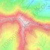 Ringelspitz topographic map, elevation, terrain
