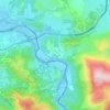 Biriatou topographic map, elevation, terrain