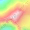 Mount Bona topographic map, elevation, terrain