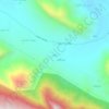 Baran topographic map, elevation, terrain