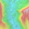 Saint-Louis topographic map, elevation, terrain