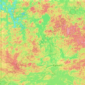 Potato Island topographic map, elevation, terrain