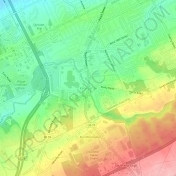 Kearsarge topographic map, elevation, terrain