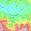 Dhunibesi topographic map, elevation, terrain