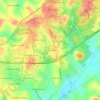 Ashley Estates topographic map, elevation, terrain