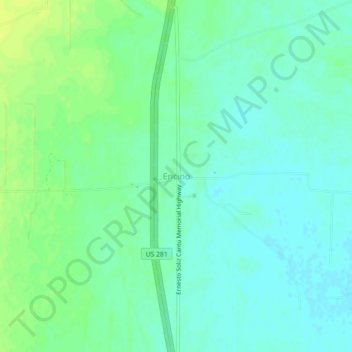 Encino topographic map, elevation, terrain