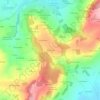 Rue Creuse topographic map, elevation, terrain