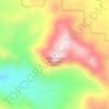 Corte Madera Mountain topographic map, elevation, terrain