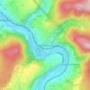 Röhrenfurth topographic map, elevation, terrain