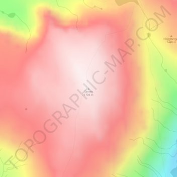 Tarven topographic map, elevation, terrain