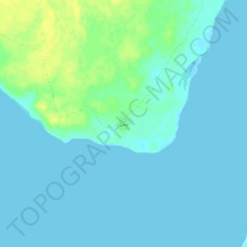 Yaman topographic map, elevation, terrain