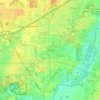 Northcrest topographic map, elevation, terrain