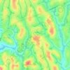 Bafou Chefferie topographic map, elevation, terrain