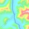 Three Canyon Rapids topographic map, elevation, terrain