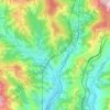 Cesino topographic map, elevation, terrain