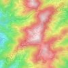 La Chaud topographic map, elevation, terrain