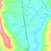 Santa Inés topographic map, elevation, terrain