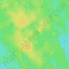Valdai Hills topographic map, elevation, terrain
