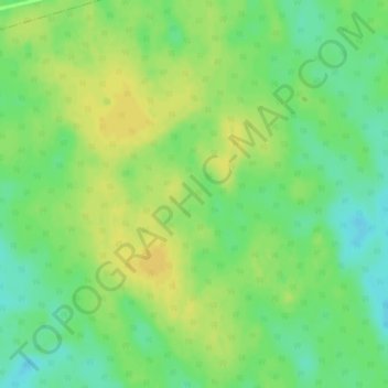 Valdai Hills topographic map, elevation, terrain