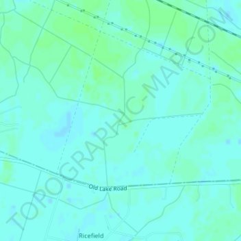 Long Bay topographic map, elevation, terrain