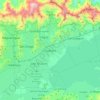 Guacara topographic map, elevation, terrain