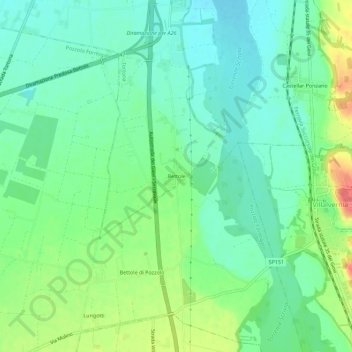 Bettole topographic map, elevation, terrain