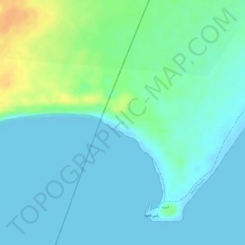 Bi'r Qa`wah topographic map, elevation, terrain