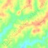 Kents Store topographic map, elevation, terrain
