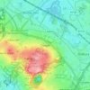 Tividale topographic map, elevation, terrain