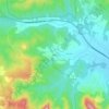 Solius topographic map, elevation, terrain