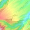 Sinampongan topographic map, elevation, terrain