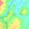 Massagette topographic map, elevation, terrain