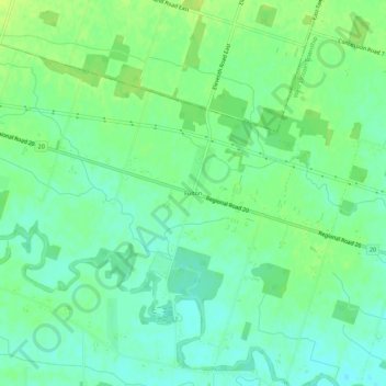 Fulton topographic map, elevation, terrain