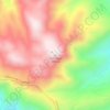 La Chapa topographic map, elevation, terrain