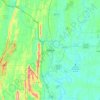 Dalton topographic map, elevation, terrain