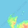 Bet Dwarka topographic map, elevation, terrain