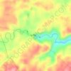Tinuy-an Falls topographic map, elevation, terrain