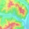Rotarea topographic map, elevation, terrain
