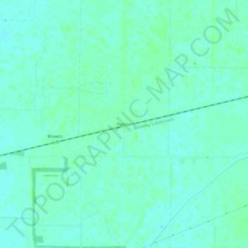 Proctor topographic map, elevation, terrain